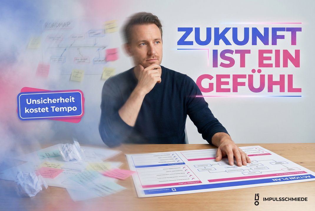 Impulsschmiede – Zukunft ist ein Gefühl – und Unsicherheit ein Standortfaktor.